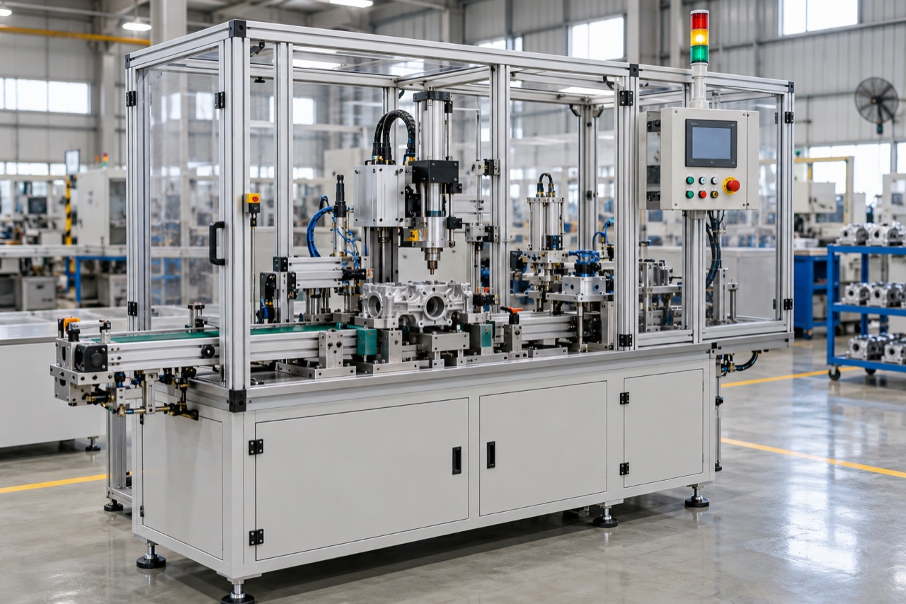 Special purpose machine configured for an assembly operation